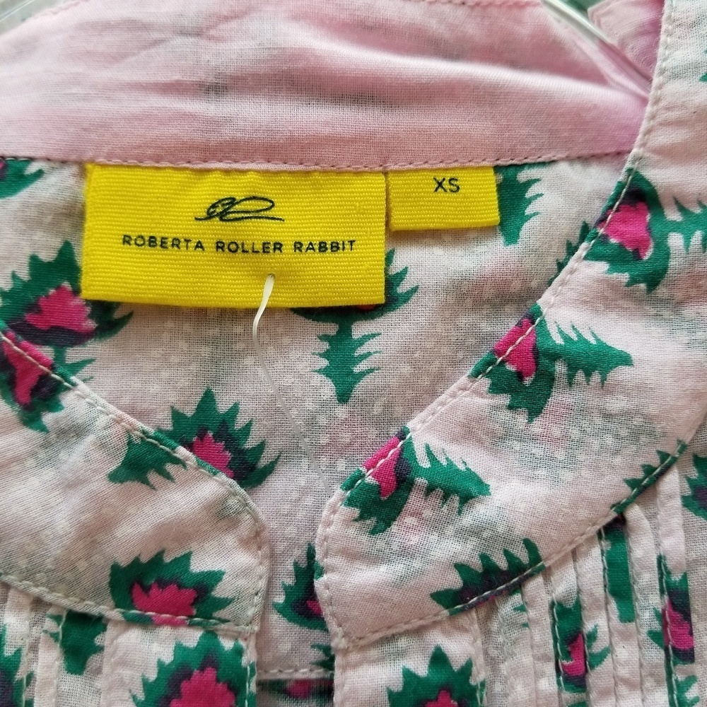 Roberta Roller Rabbit lightweight tunic top XS - Picture 7 of 8